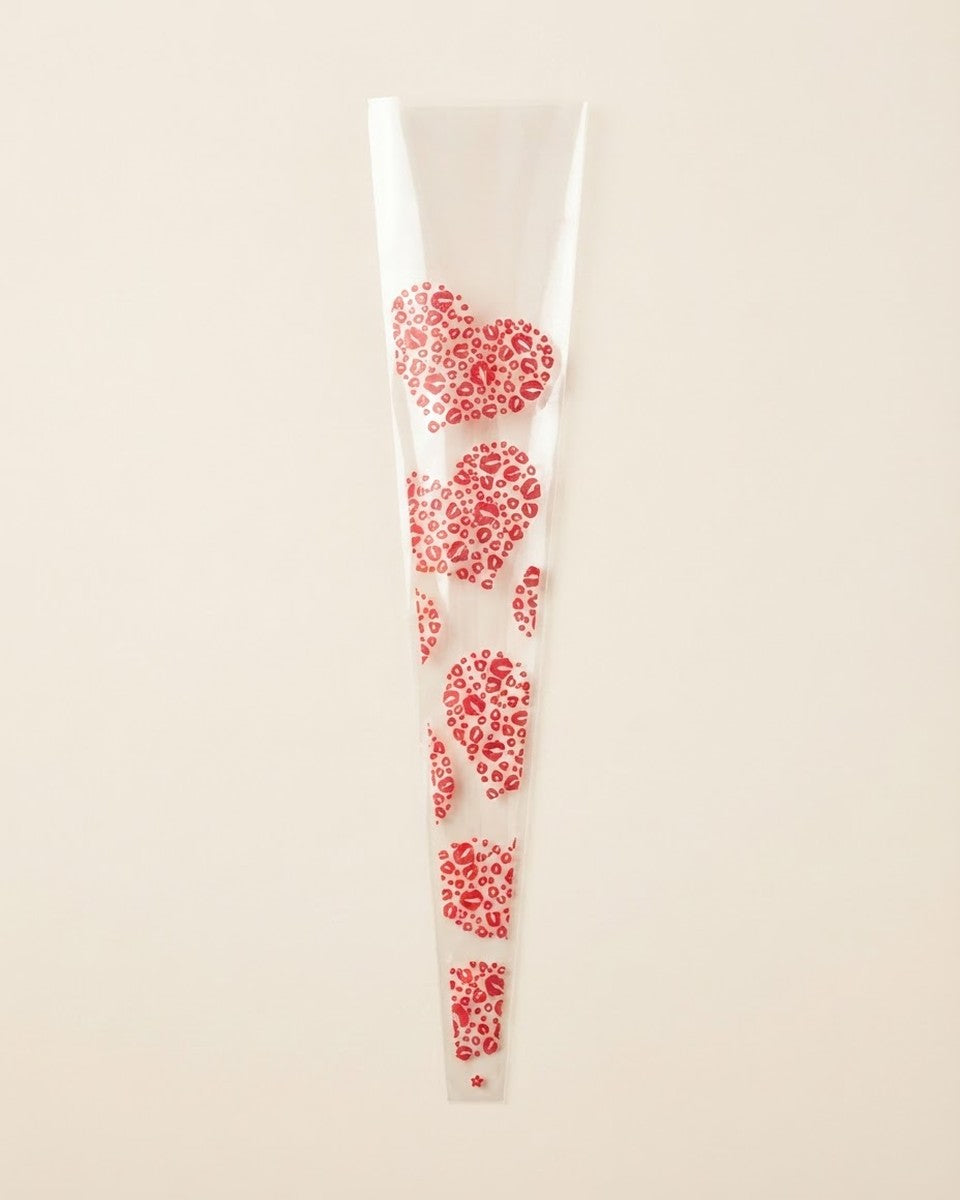 Sleeve 54x12x3cm Single Rose Lips 50/Packet