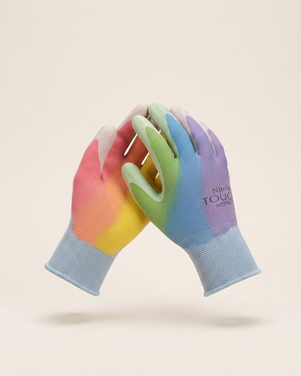 Small Nitrile Touch Gloves قفازات