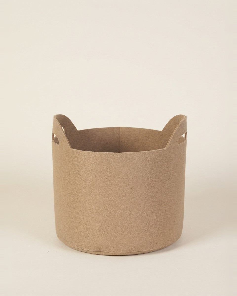 Smart Pot 3 Gallon Tan w/cut handles حوض نباتات