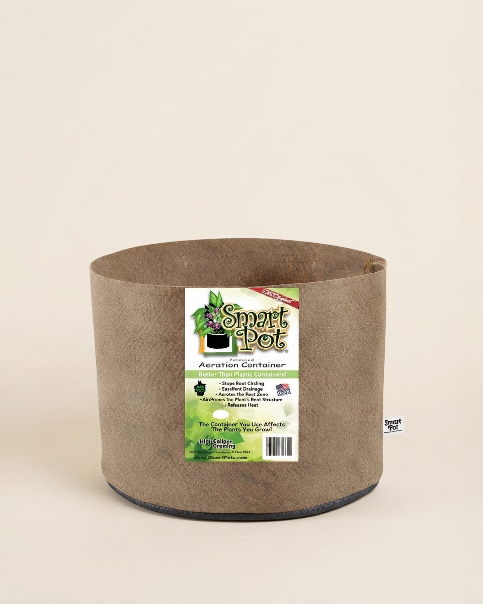Smart Pot 45 Gallon Tan/Natural حوض نباتات