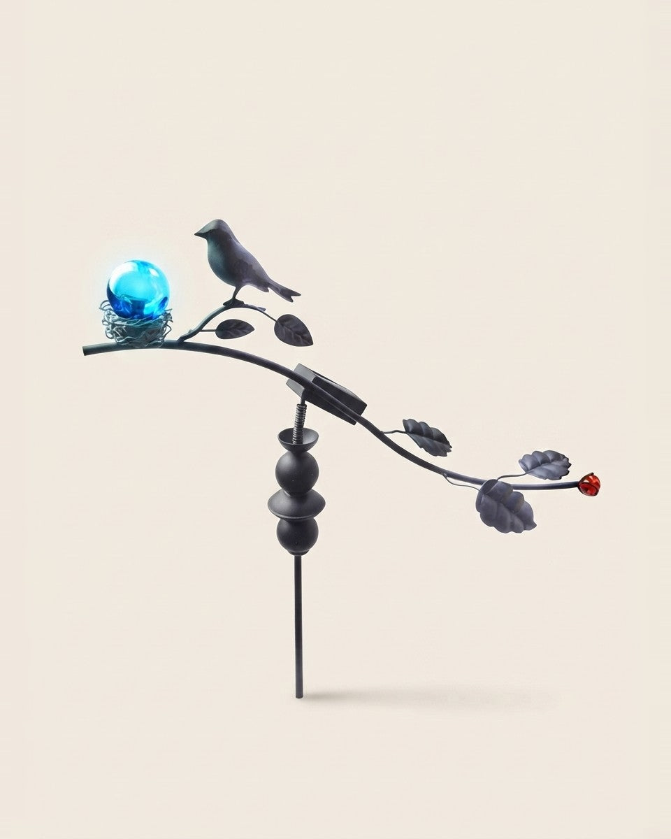 Solar Led Dancing Butterfly Garden Stake Light دعامة