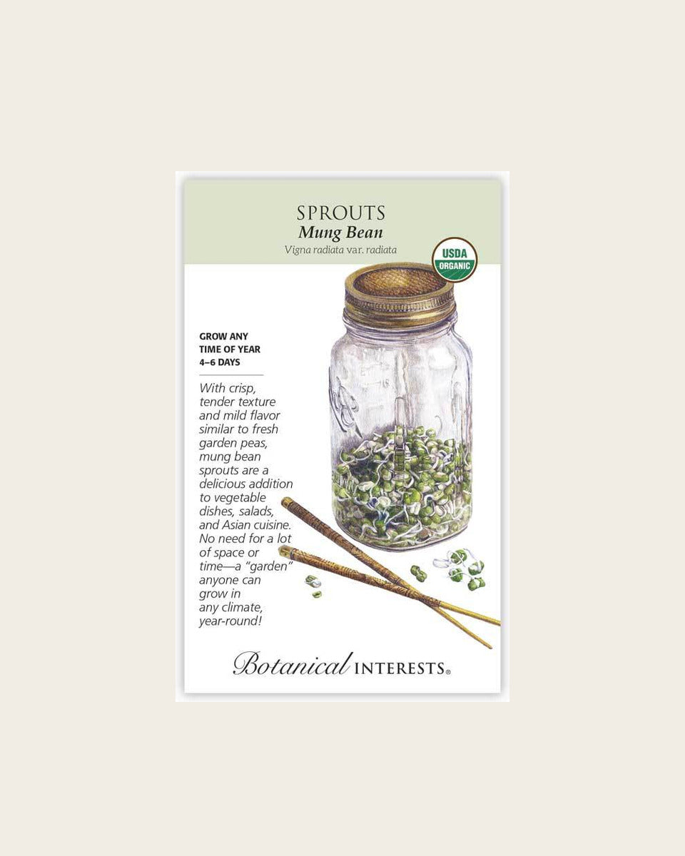 Sprouts, Mung Bean Sprouts Seeds – Organic