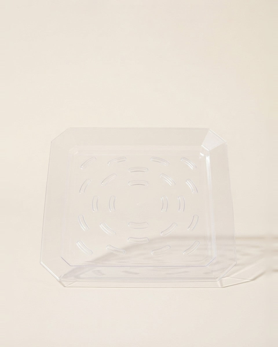 Square Recycled Saucer 14" حوض نباتات