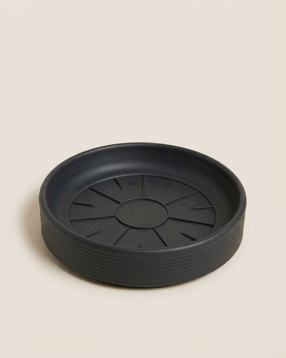 Water Saucer 18cm Black-anthracite 10/bag