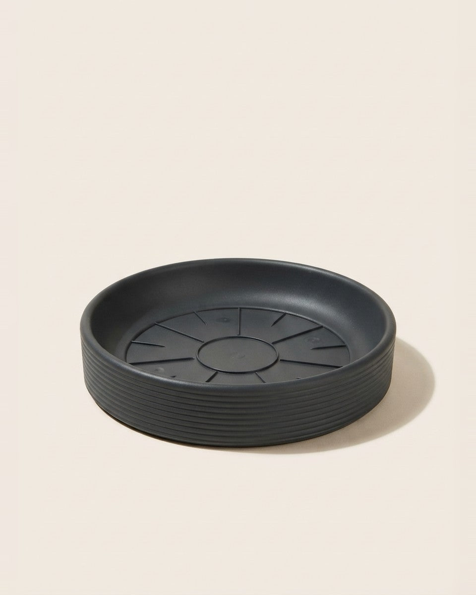 Water Saucer 26cm Black-anthracite 10/bag