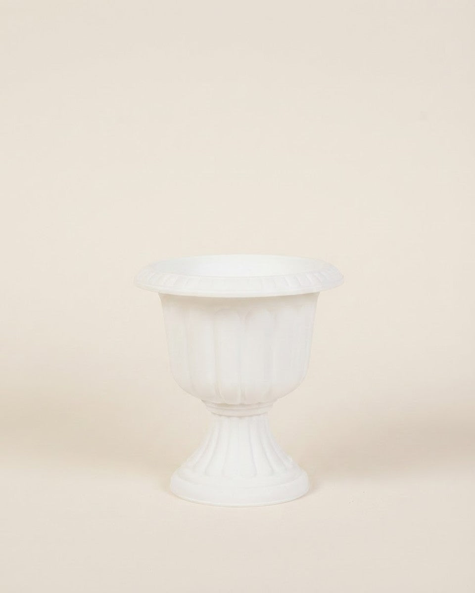 White Plastic Pot B45